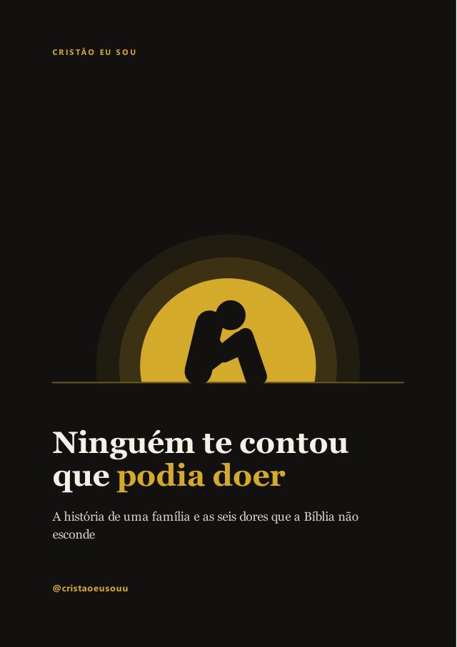 Capa do livro Ninguém te contou que podia doer